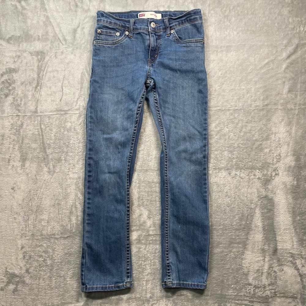 Levis 511 Slim Fit Jeans Medium Wash Boys‎ Adjustable Waist Reg Size 10 W25 L25